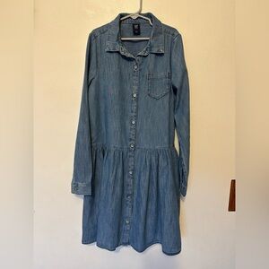 GAP  Blue Denim Dress